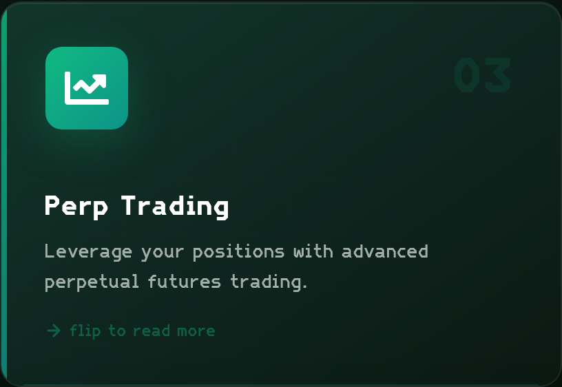 GDEX Pro Perp Trading feature — leverage positions with advanced perpetual futures trading